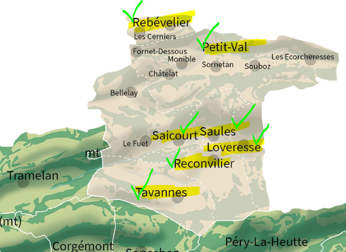 Huit nouvelles communes dans le Parc Chasseral en 2025