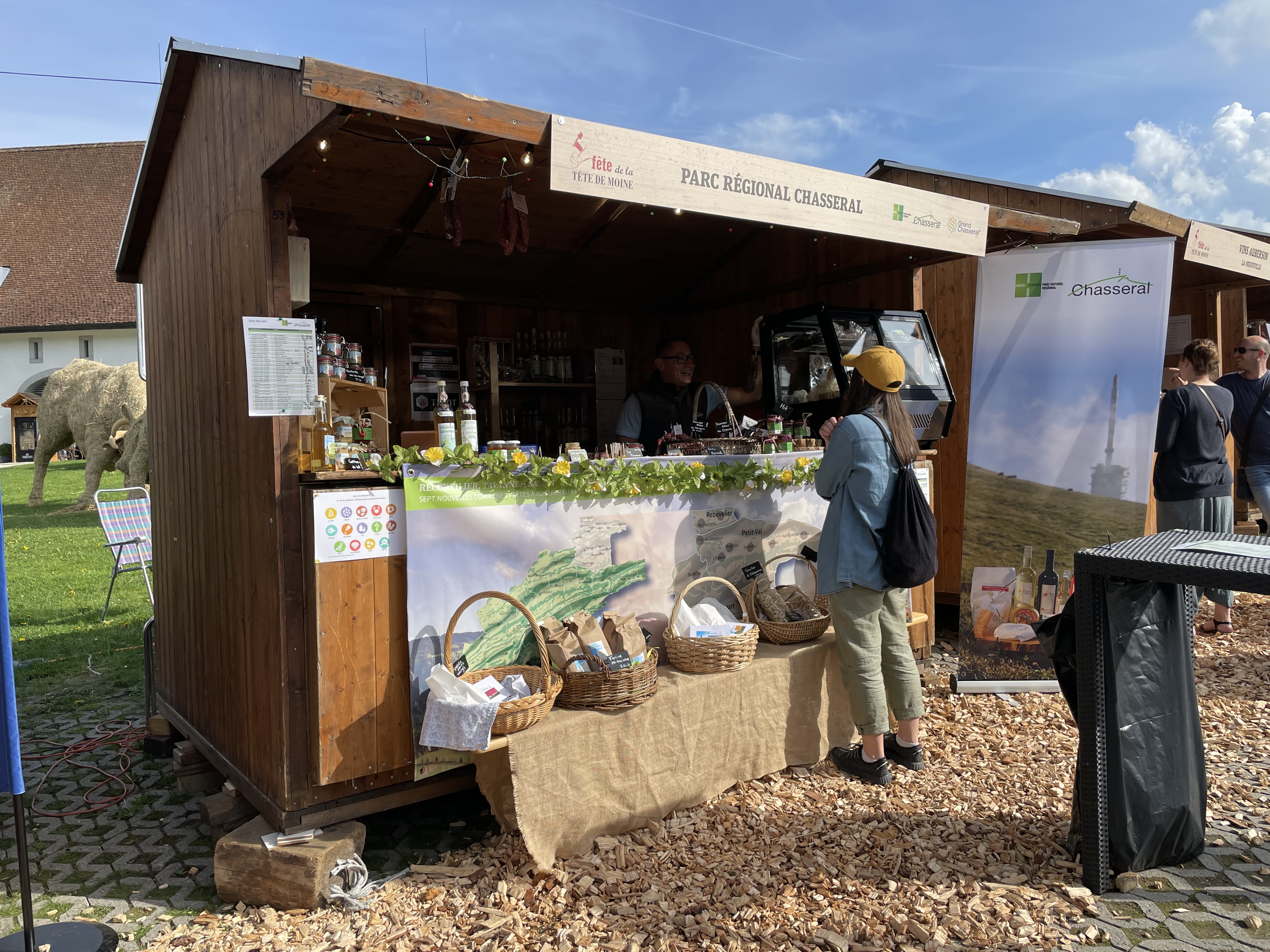 DER NATURPARK BEIM FEST DES TÊTE DE MOINE