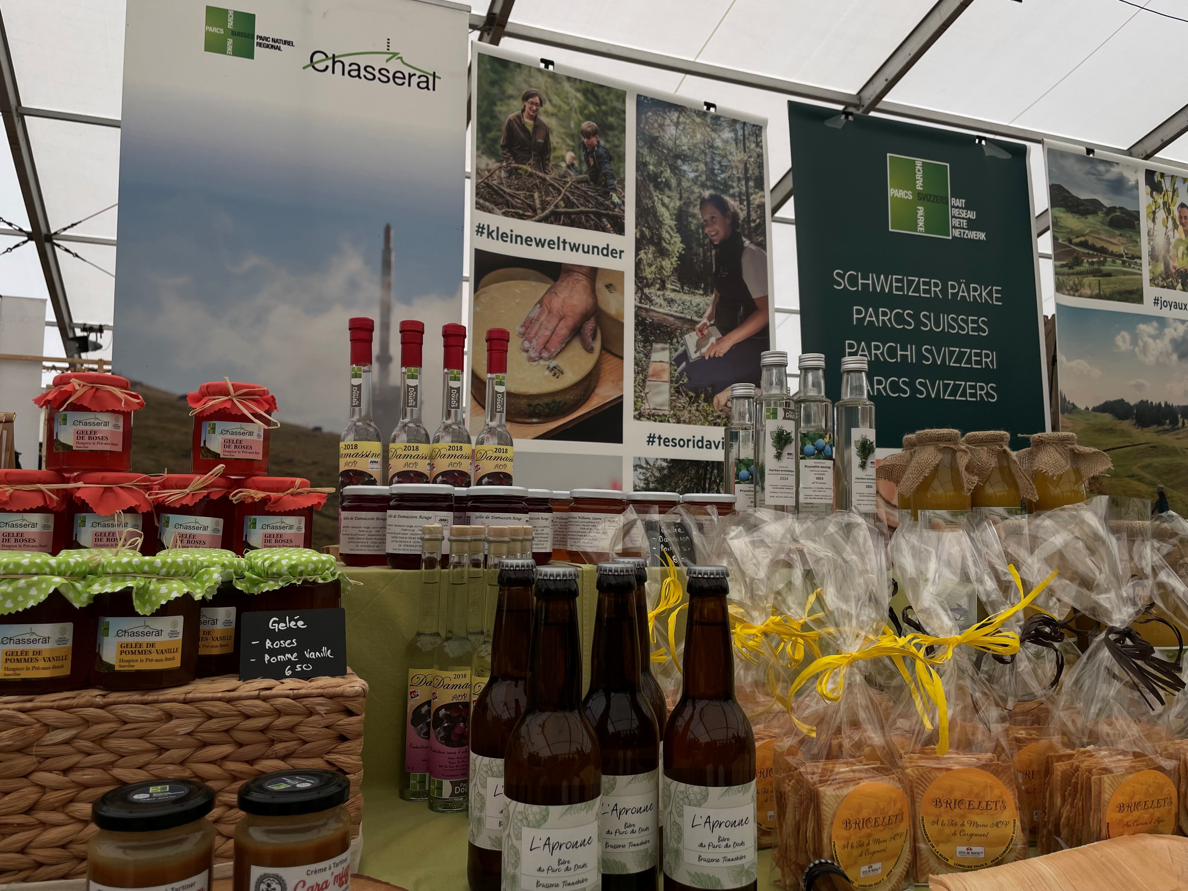 Herzlichen Glückwunsch an die zertifizierten Produzenten des Regionalparks Chasseral für ihren Medaillen am Festival Terroir Suisse!